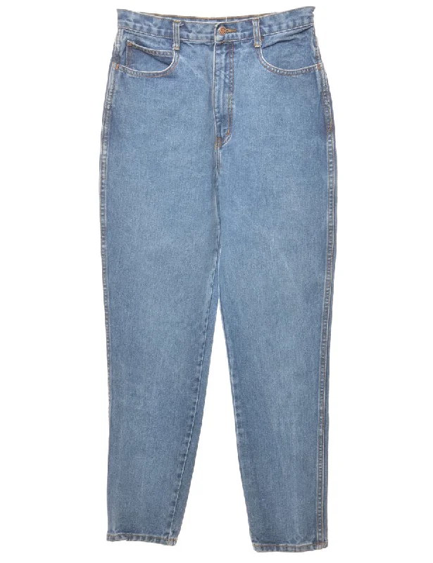 Noble And Elegant Bill Blass Medium Wash Tapered Jeans - W28 L32