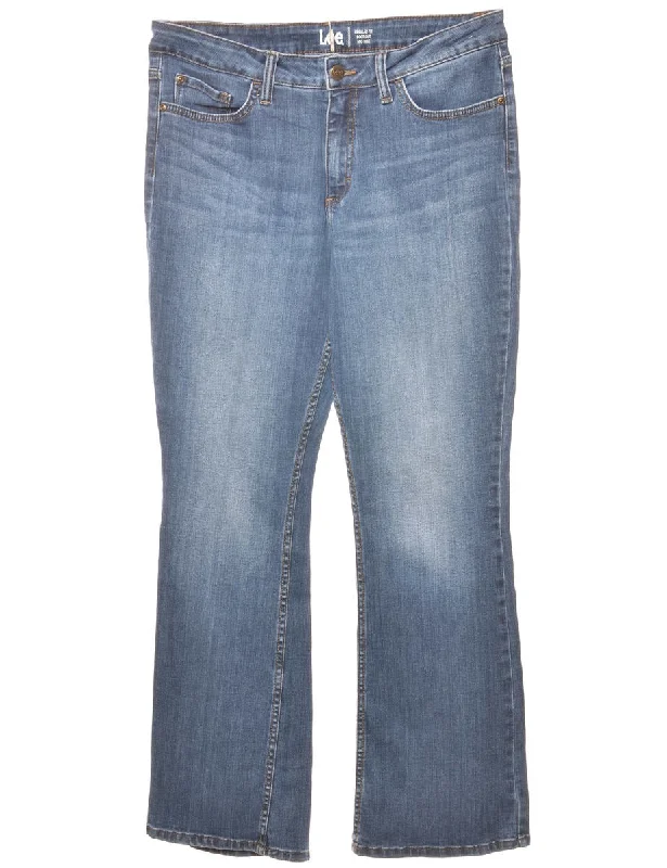 Advanced Design Medium Wash Lee Bootcut Jeans - W34 L31