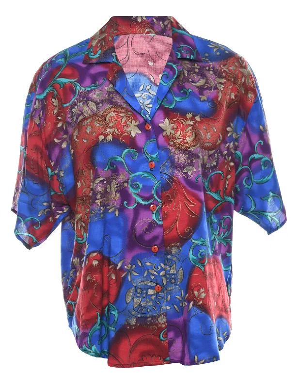 Versatile Outfits Short Sleeve Blouse - L