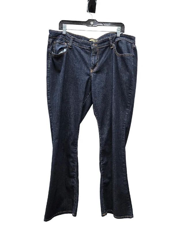 Cozy Fashions Blue Denim Jeans Boot Cut Old Navy, Size 18