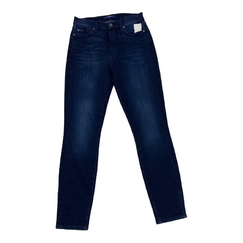 Sporty Comfort Blue Denim Jeans Skinny 7 For All Mankind, Size 2