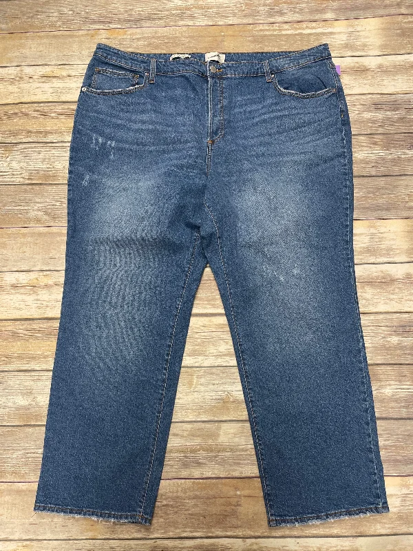 Celebrity Style Blue Denim Jeans Straight Universal Thread, Size 26