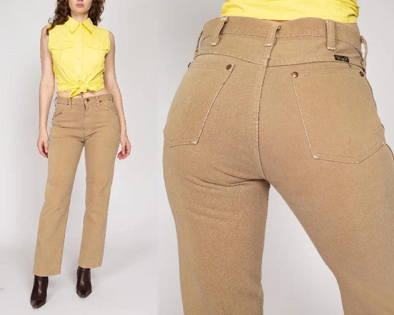 Warm Atmosphere Small 70s Wrangler Tan Unisex Jeans