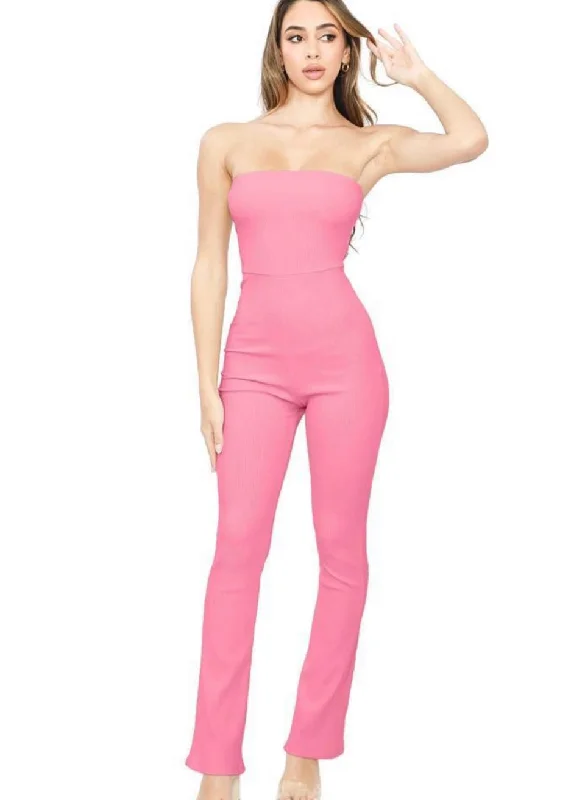Relaxed Looks For The Love of Pink Jumpsuit
