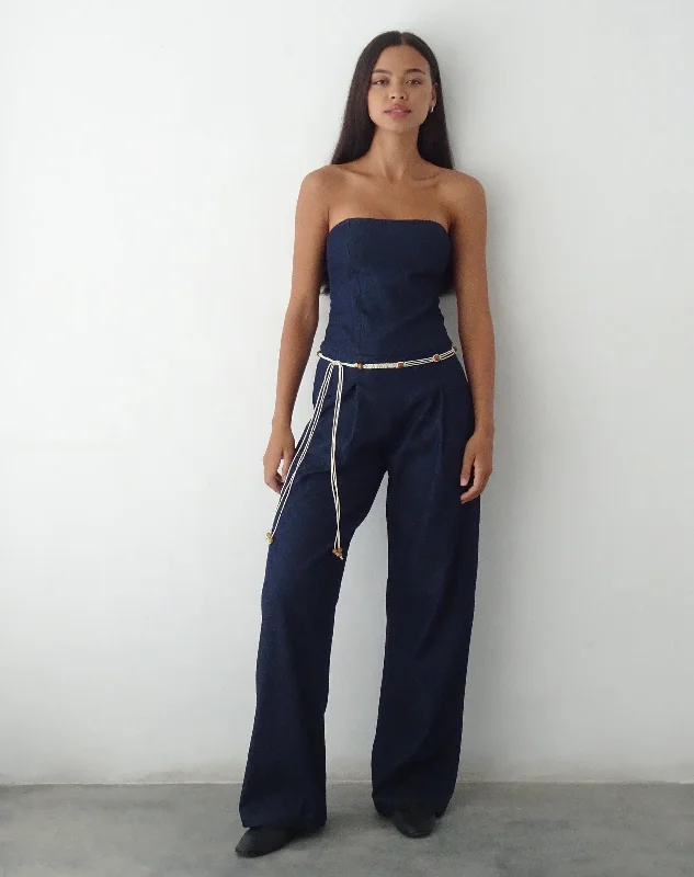 Summer Selection Kyaria Jumpsuit in Indigo