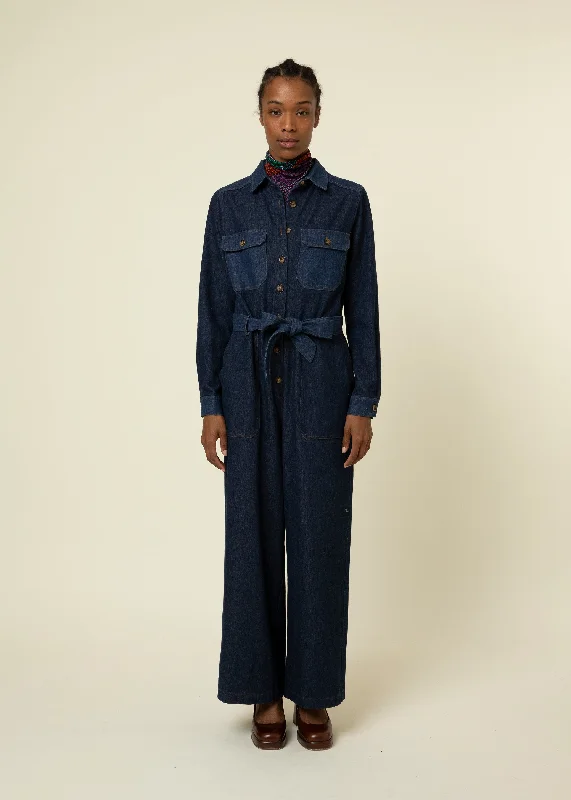 Design Trend Sandrine Denim Jumpsuit
