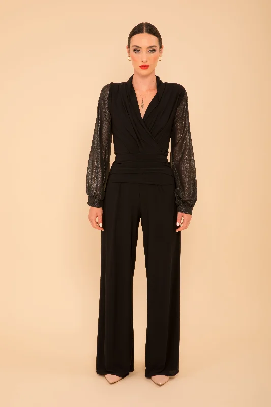 Celebrity Picks Uranium Jersey Jumpsuit (Black)